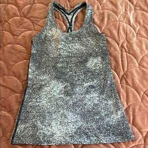 Lululemon Athletica Black and White Racerback Tank